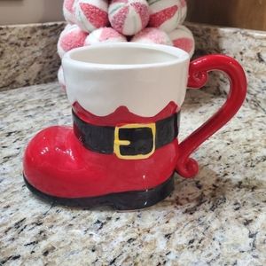 Santa Boot Mug-NWT